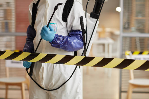 Professional Biohazard Cleanup technician working in Harveysburg, OH